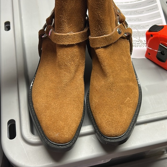 Rebecca Minkoff Brown Suede Ankle Boots - Picture 4 of 5